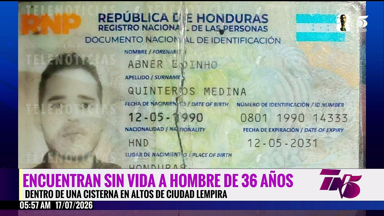 Hallan a hombre muerto dentro de cisterna en Ciudad Lempira