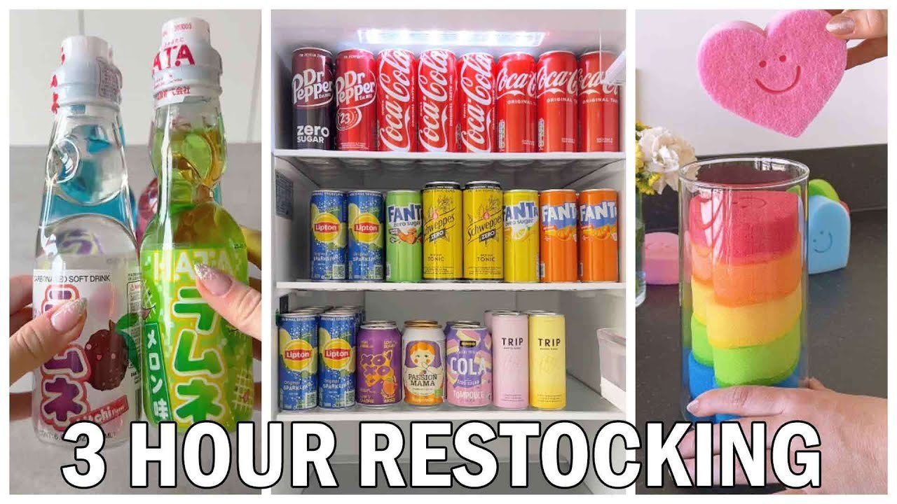 3 Hours of The Most Satisfying Restocking ASMR Videos To Help You Fall Asleep