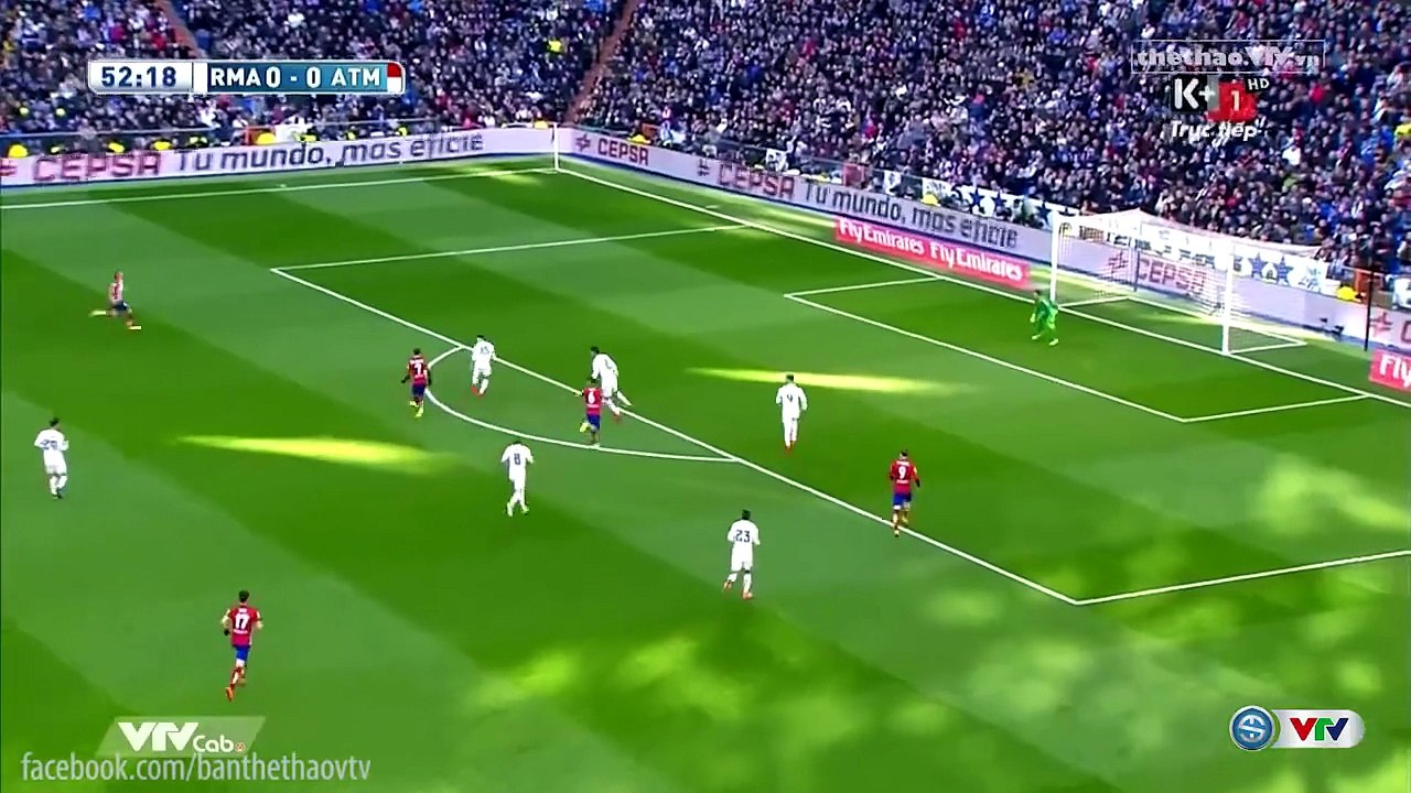 Xem Lại Bàn Thắng duy nhất của Antoine Griezzmann trong Trận Derby Madrid gặp Real Madrid