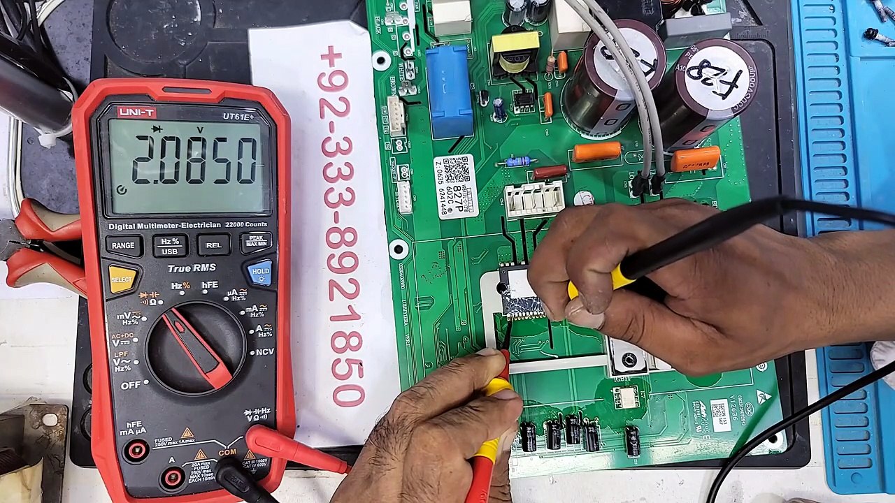 DC Inverter AC Outdoor PCB Repair Error Code F28 F1 Change IPM FNA41560B2 PCB Training Center - Babar Electronics HVACR