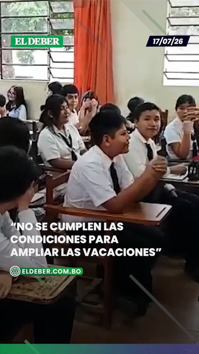 "No se cumplen las condiciones para ampliar las vacaciones"