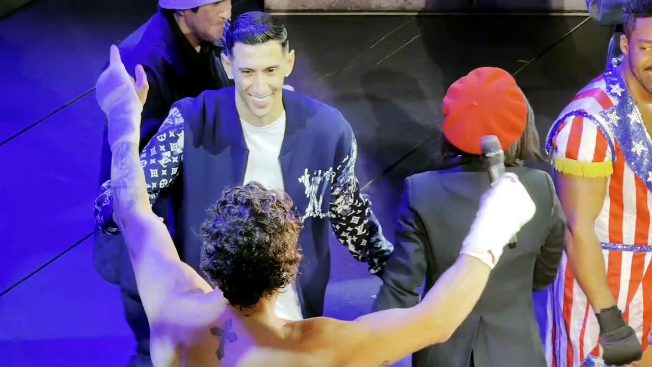 Ángel Di María fue a ver a Nico Vázquez y emocionó a todos: "Nunca bajen los brazos"