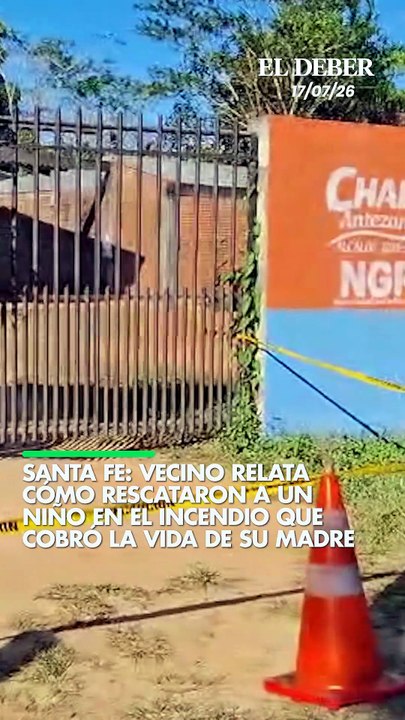 SANTA FE: Vecino relata cómo rescataron a un niño en el incendio que cobró la vida de su madre