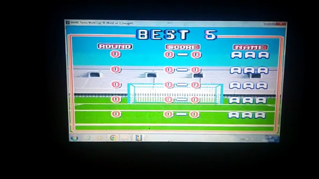 Tecmo World Cup 90 Arcade Intro
