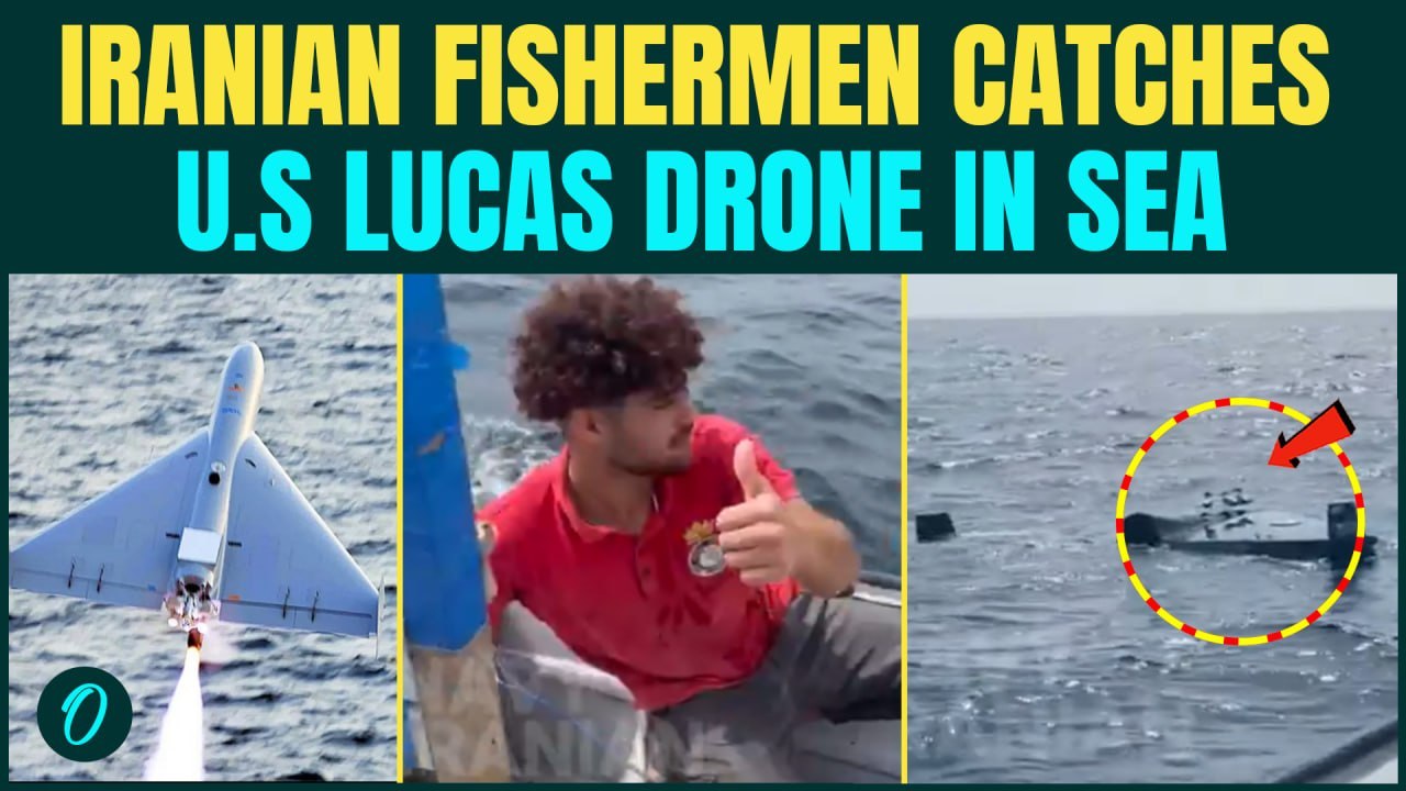 Iranian Fishermen Find Fallen U.S. LUCAS Drone in Sea, 'Shahed Copy' FAILS For U.S Navy Against IRGC
