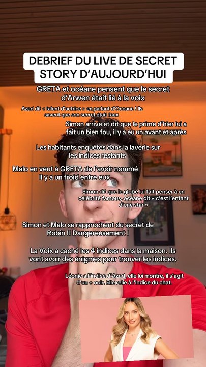 DEBRIEF DU LIVE DE SECRET STORY 👁️