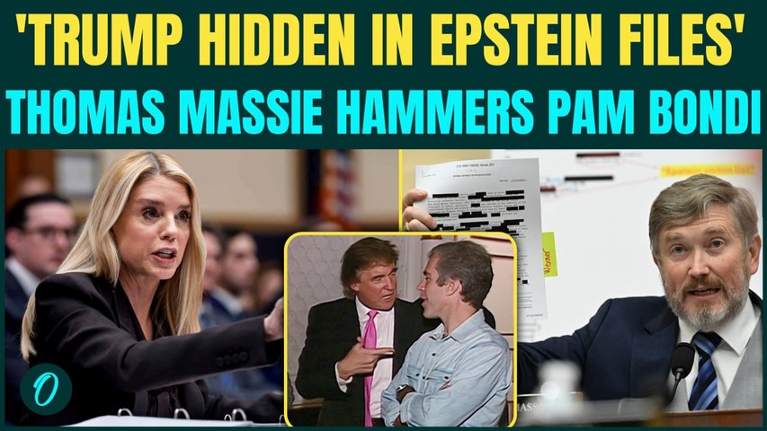 Thomas Massie BREAKS Pam Bondi Over HIDING Trump Friends And Revealing Epstein Victim Names