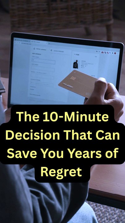 The 10-Minute Rule for Smarter Spending