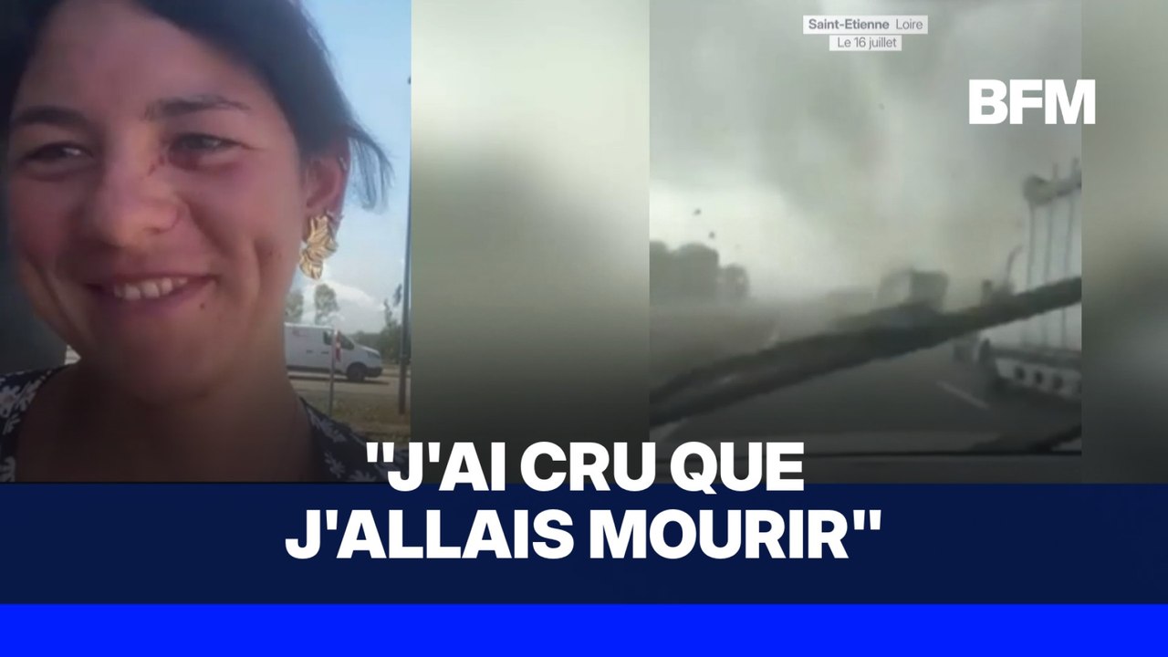 Prise dans une tornade, Éloïse a miraculeusement survécu à la tempête qui a touché la région de Saint-Étienne