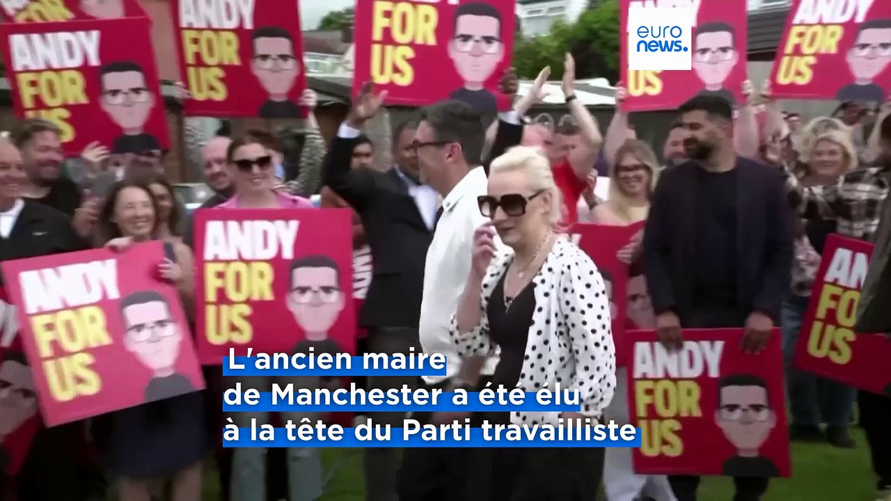 Andy Burnham prononce son premier discours en tant que nouveau chef du Parti travailliste
