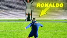 Ronaldo vs Robot Penalty Challenge 🔥 #football #soccer