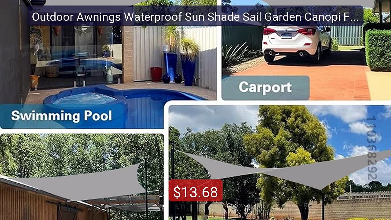 Outdoor Awnings Waterproof Sun Shade Sail Garden Canopi For T... -- Amazing Value 2026 | Must Have!