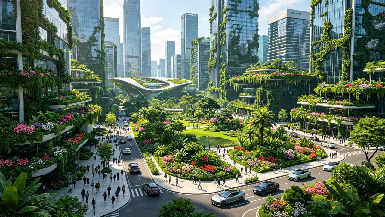 Chengdu China, The Greenest City In The World, Built Entirely Inside A Forest