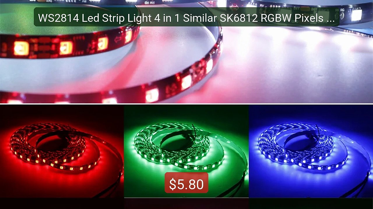 WS2814 Led Strip Light 4 in 1 Similar SK6812 RGBW Pixels Addre... -- Best Buy 2026 | Great Quality!