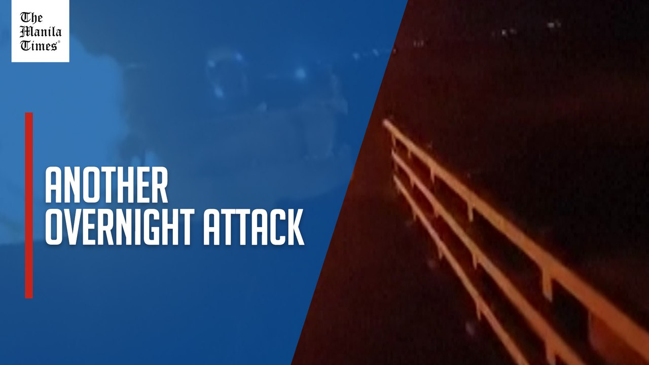 Fire burning on bridge as overnight attacks hit southern Iran