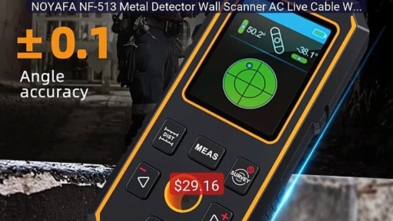 NOYAFA NF-513 Metal Detector Wall Scanner AC Live Cable Wires ... -- Hot Deal 2026 | Limited Offer!