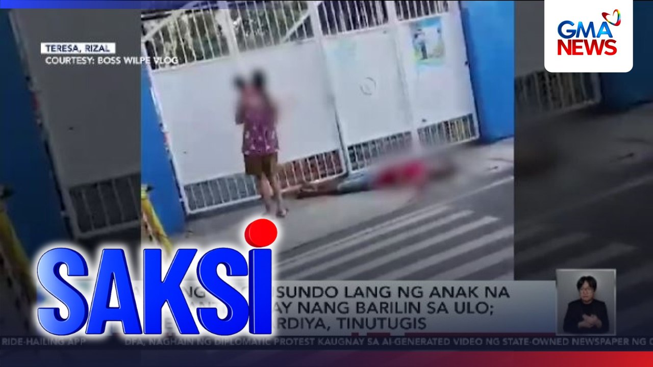 Lalaking magsusundo lang ng anak na estudyante, patay nang barilin sa ulo; suspek na guwardiya, tinutugis | Saksi