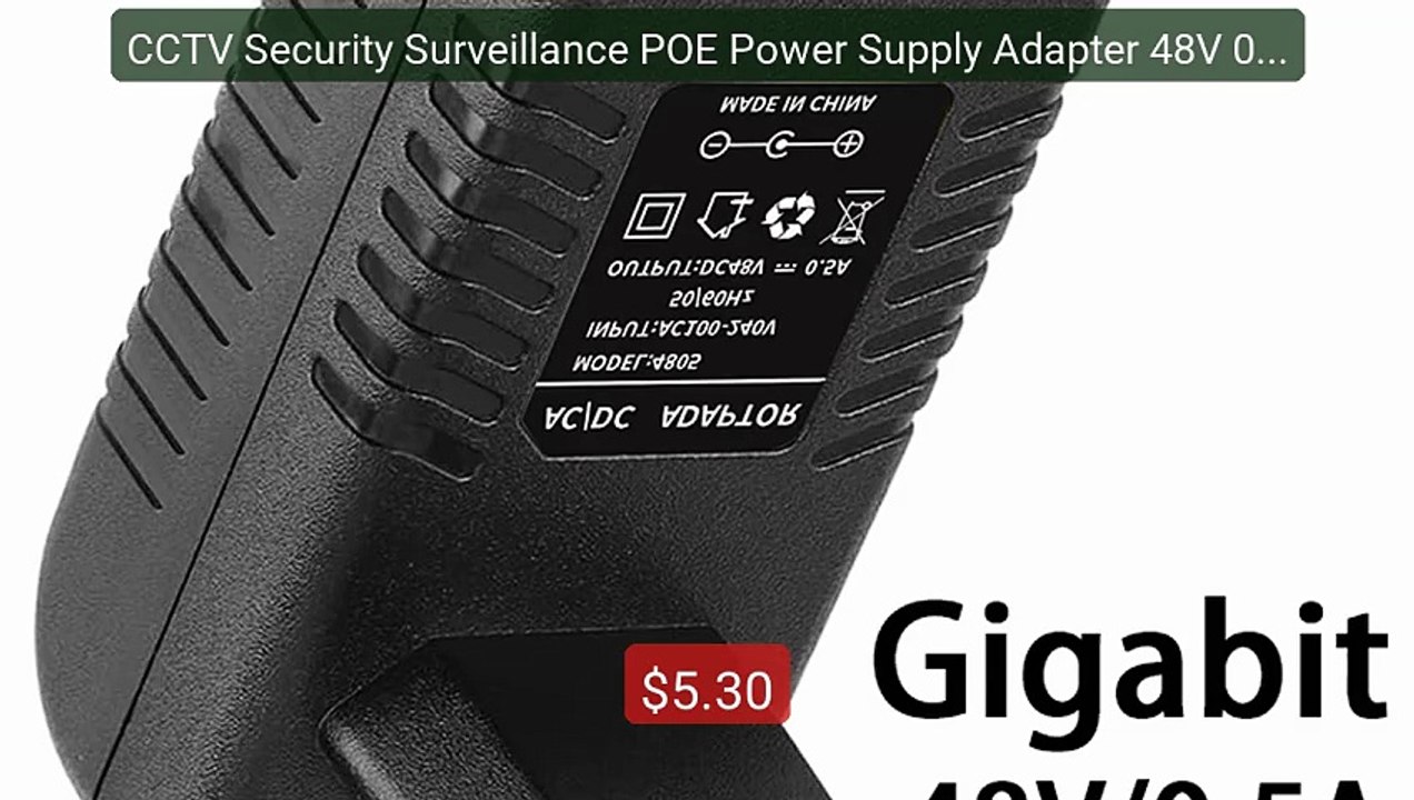 CCTV Security Surveillance POE Power Supply Adapter 48V 0.5A EU Plu... -- Top Rated 2026 | Buy Now!