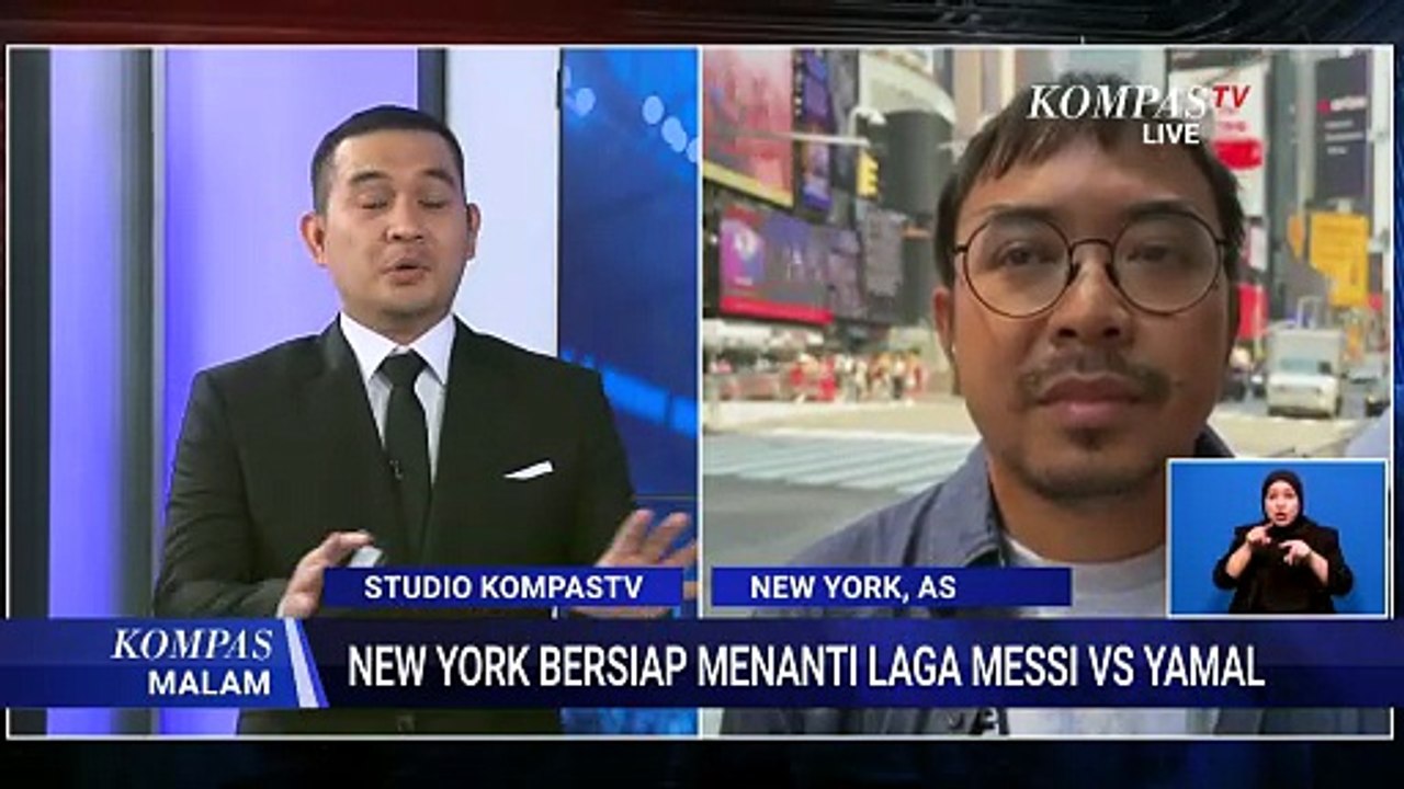 Jelang Final Piala Dunia 2026, Euforia Sepak Bola Mulai Terasa di New York, AS | KOMPAS MALAM