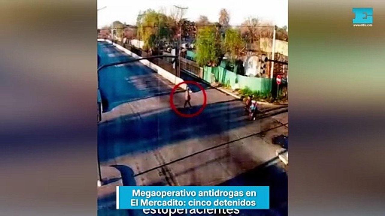 Megaoperativo antidrogas en El Mercadito