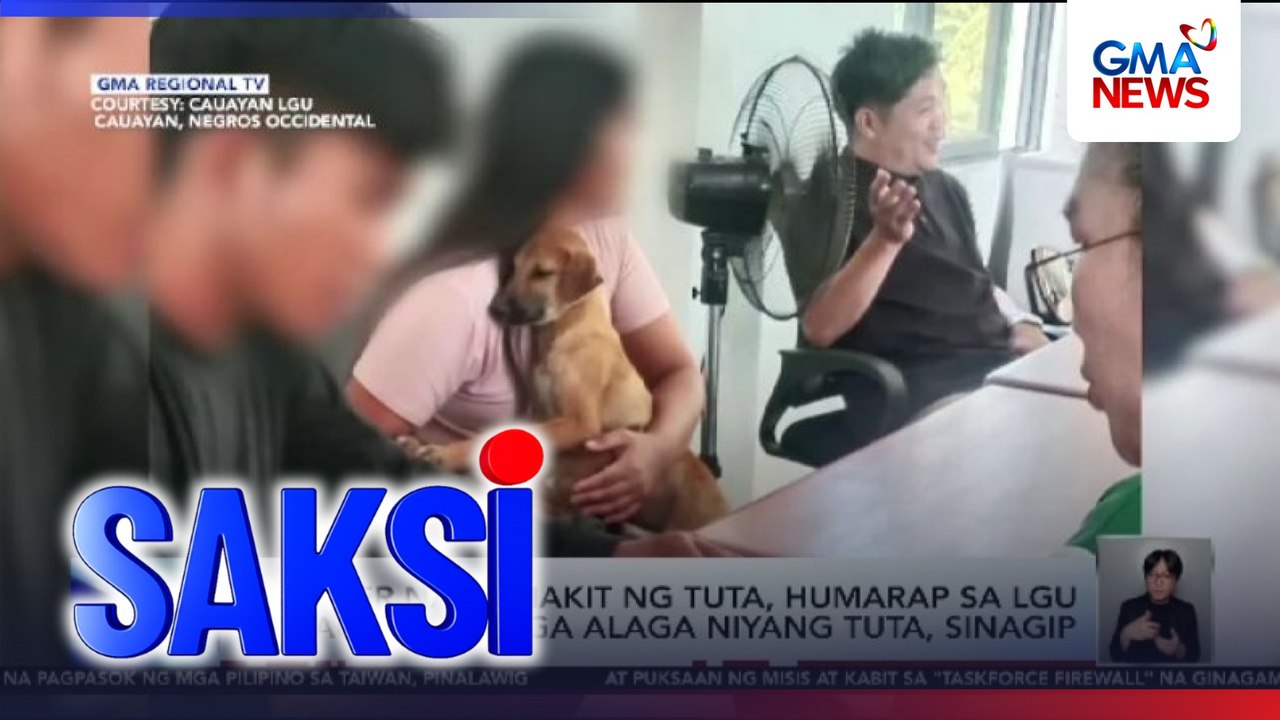 Vlogger na nanakit ng tuta, humarap sa LGU at nag-sorry; mga alaga niyang tuta, sinagip | Saksi