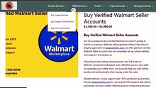 Buy Verified Walmart Seller Accounts – Skip 7-10 Day Approval, Start Selling Today