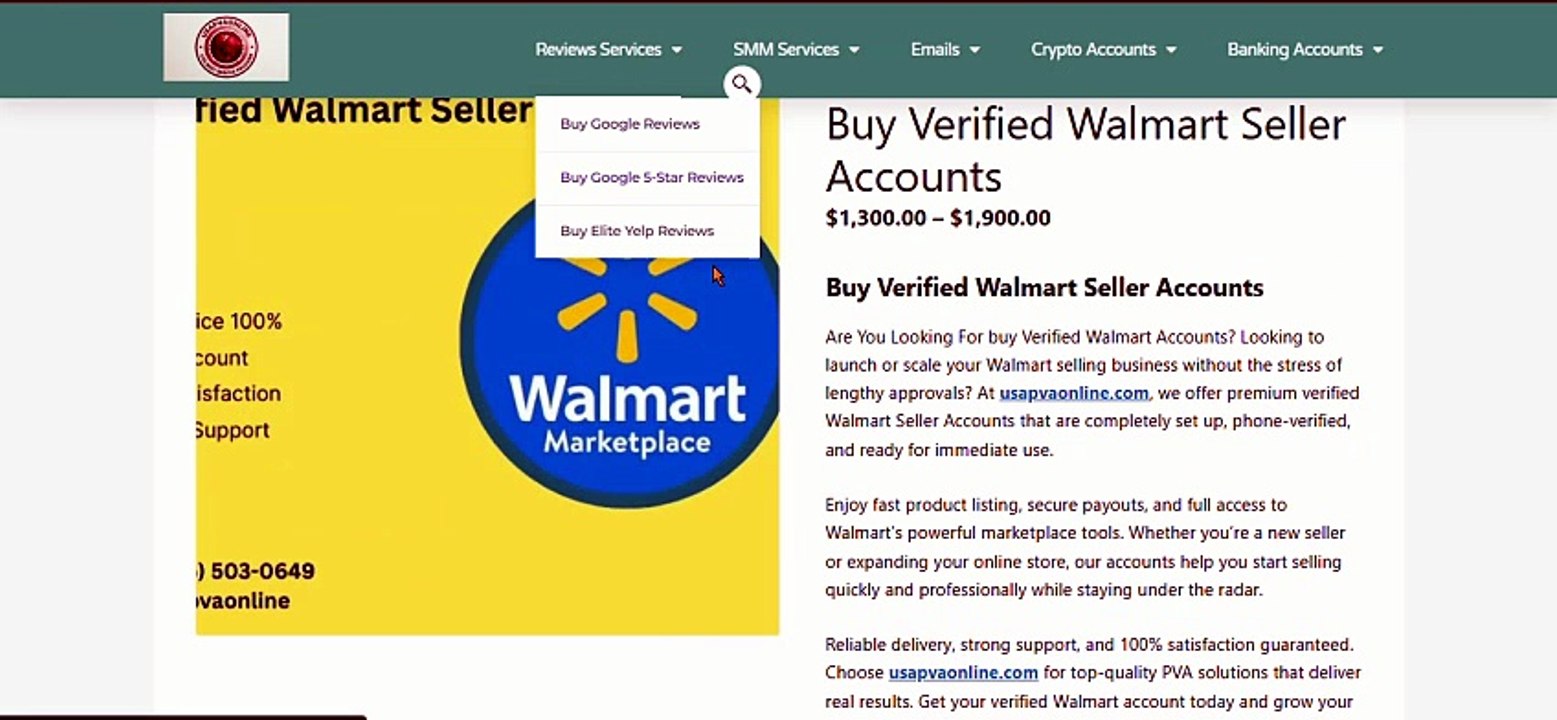 Premium Verified Walmart Accounts – 50% GMV Lift with WFS, 2-Day Shipping Eligible