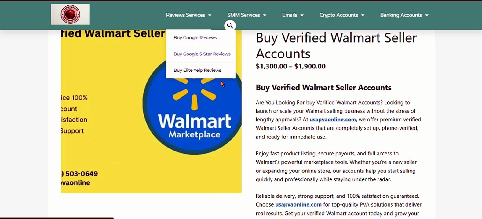 Buy Walmart Accounts – Higher Sales Limits, Faster Payouts & Pro Seller Badge