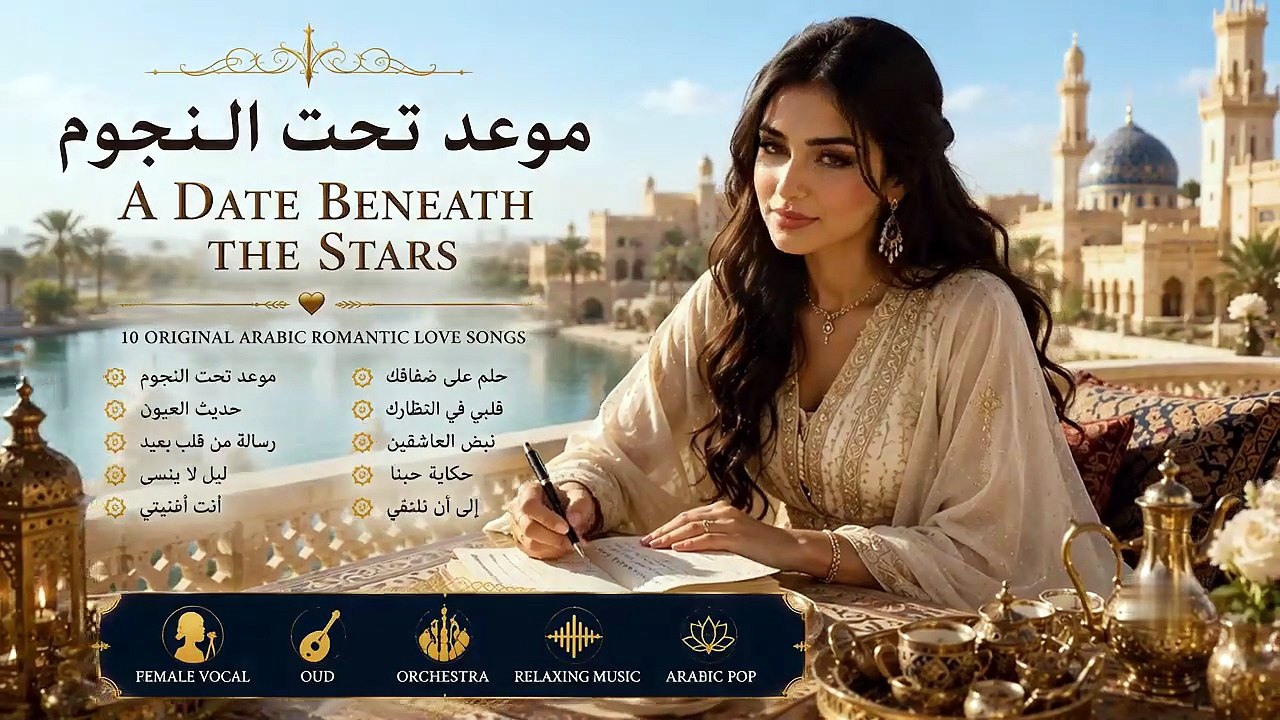 همسات الصحراء الخالدة | Eternal Desert Whispers ❤️ 10 Original Arabic Romantic Love Songs • Dubai Edition • Relaxing Oud • Female Vocal