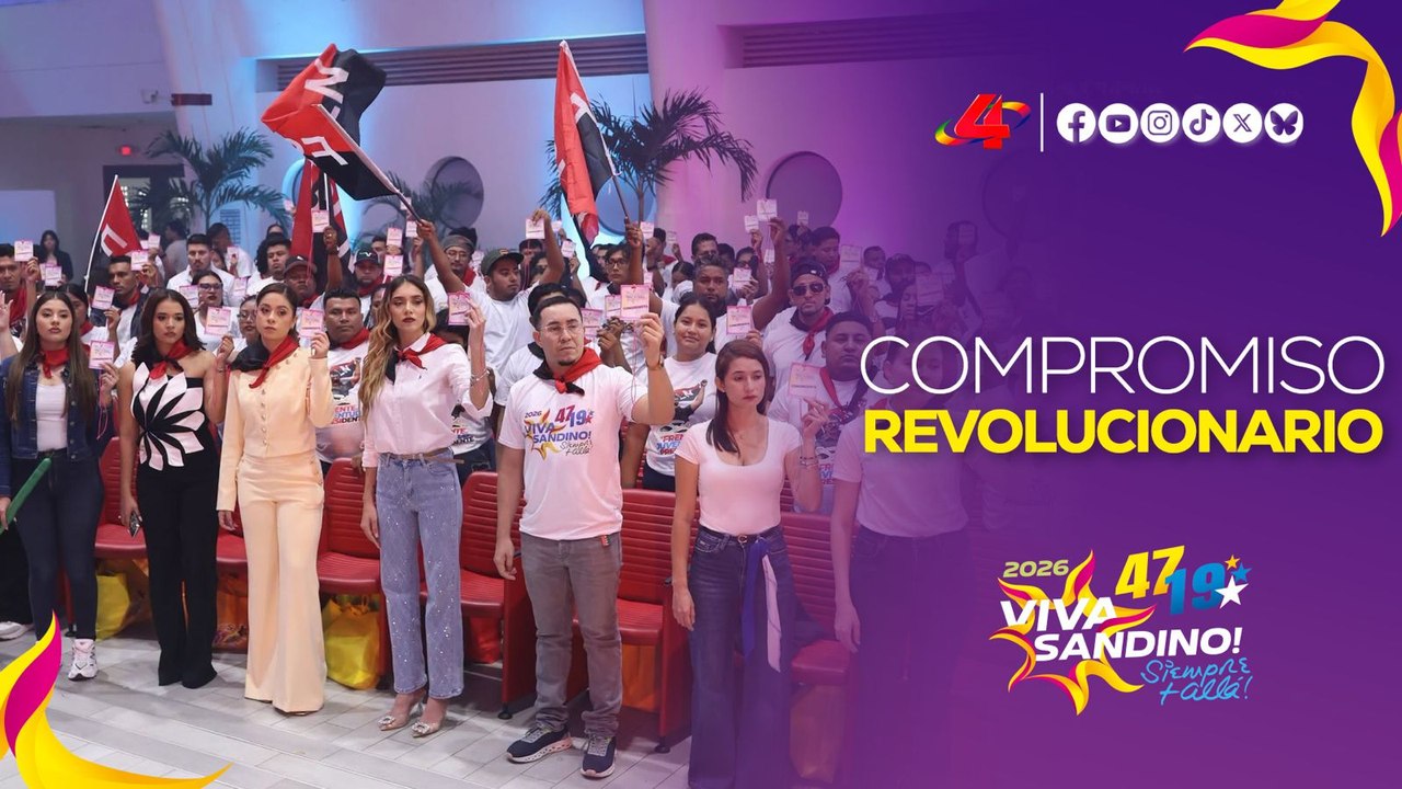 ✊ Juventud Sandinista ratifica compromiso en Congreso Nacional por el 47/19