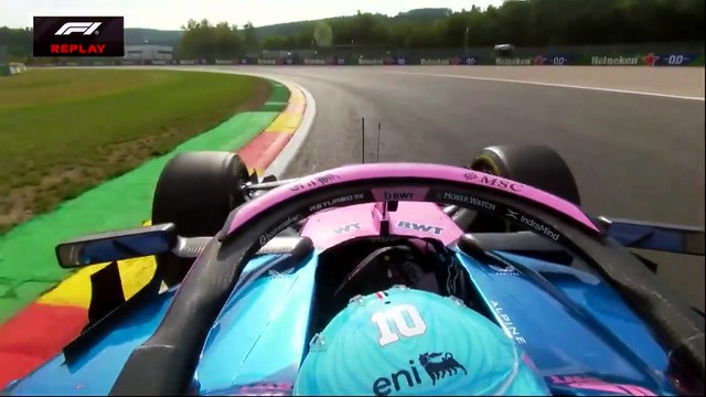 CORTO Pierre Gasly no pudo completar la práctica, luego de un fuerte choque
