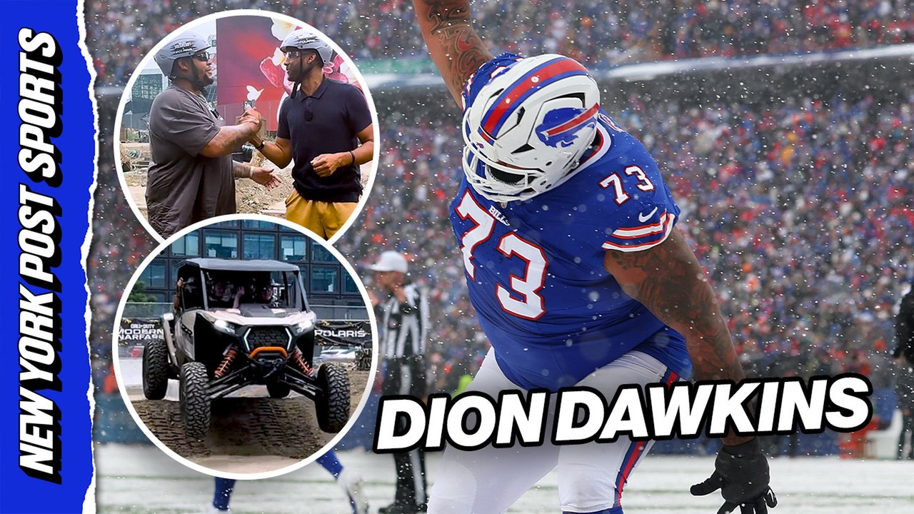 Dion Dawkins talks his love of motorsports & expectations for Bills in 2026!