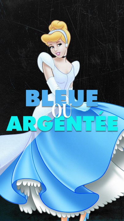 La robe de Cendrillon elle est bleue 🔵 ou argentée ⚪️ ??