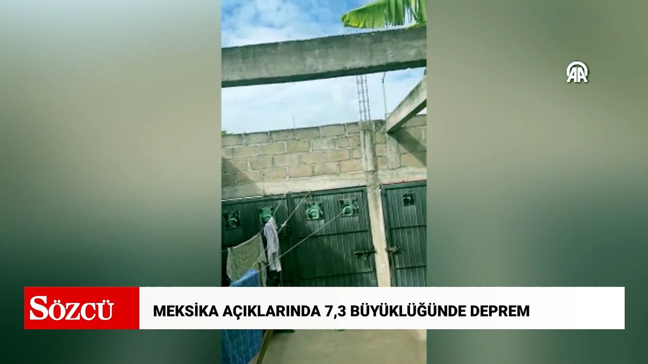 Meksika açıklarında 7,3 büyüklüğünde deprem