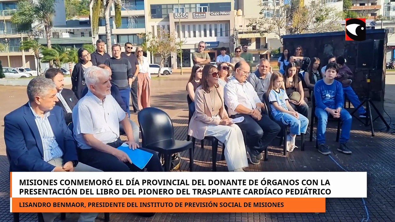 Horacio Vogelfang presentó su libro en el Día del Donante de Órganos en Misiones