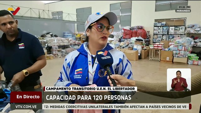 Miranda | Campamento transitorio El Libertador ofrece alojo a personas afectadas por sismos