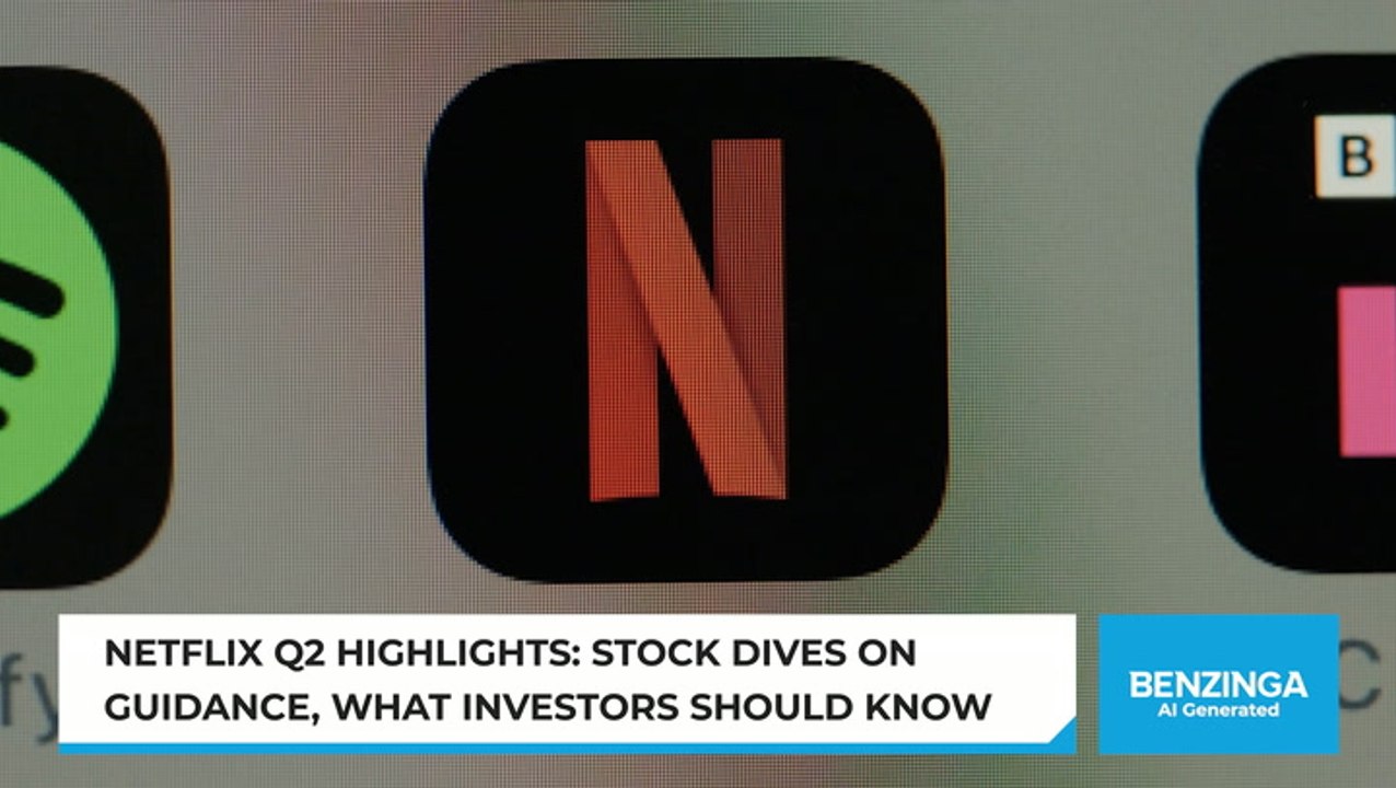 Netflix Stock Sinks On Outlook