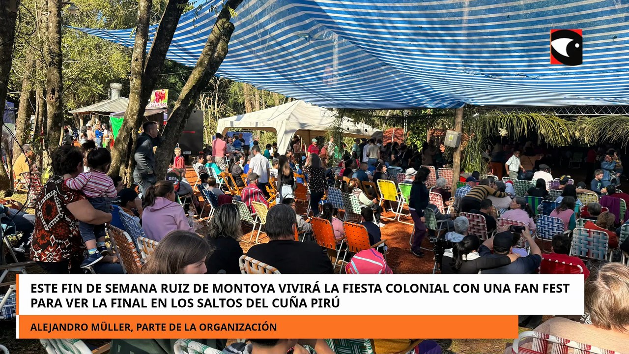 RUIZ DE MONTOYA VIVIRÁ LA FIESTA COLONIAL CON UNA FAN FEST PARA VER LA FINAL