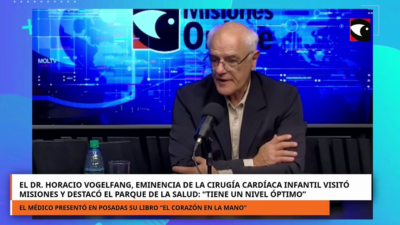 El Dr. Horacio Vogelfang, eminencia de la cirugía cardíaca infantil visitó Misiones