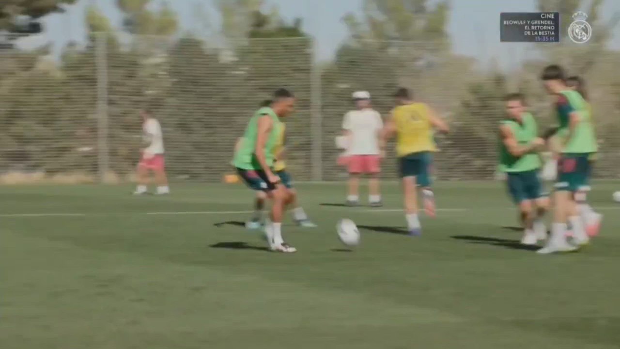 Séptimo entrenamiento del Madrid