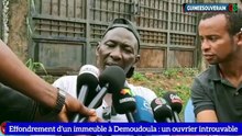 Effondrement d’un immeuble R+9 à Demoudoula
