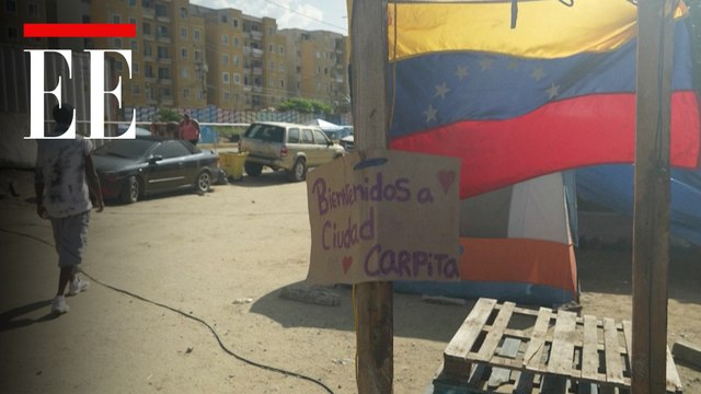 Ciudad Carpita: así es el campamento de damnificados por los terremotos de La Guaira
