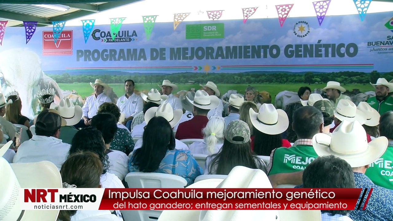 Impulsan el Mejoramiento Genético en Coahuila con entrega de sementales en San Buenaventura