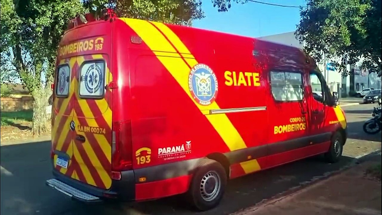 Acidente entre Gol e moto mobiliza Siate no São Cristóvão