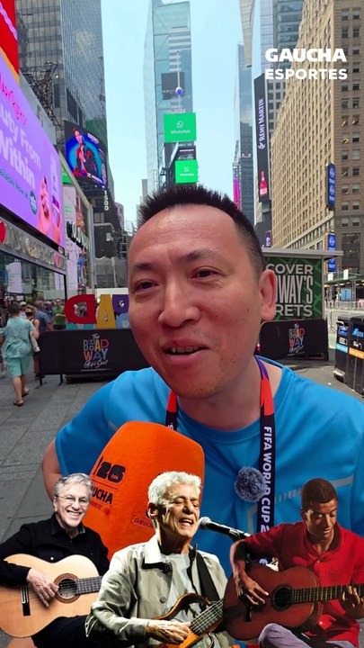 Fã de Lupicínio, chinês canta hino do Grêmio, m...