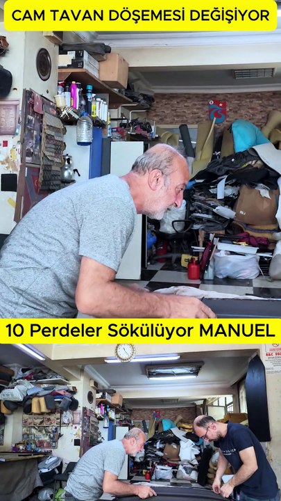 10 Üç Paletli Sunroof Cam Tavan Döşemesi Manuel Açılıp Sökülüyor 50 Yıllık Usta Bülent Usta Tel 🢃