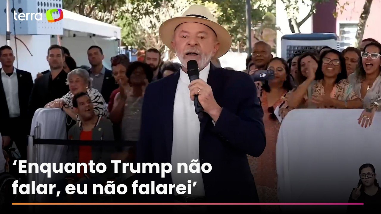 Lula afirma que só irá falar do tarifaço quando Trump se pronunciar: