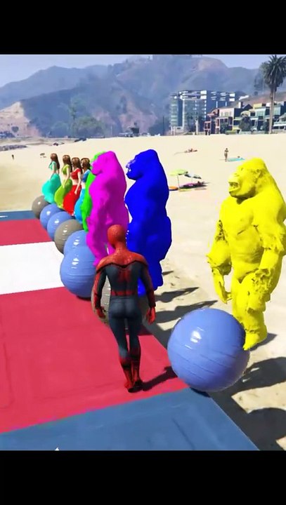 spiderman Exposed the Fake super heros 😱 | GTA 5 Shorts #gta #motupatlu #gaming #cartoon