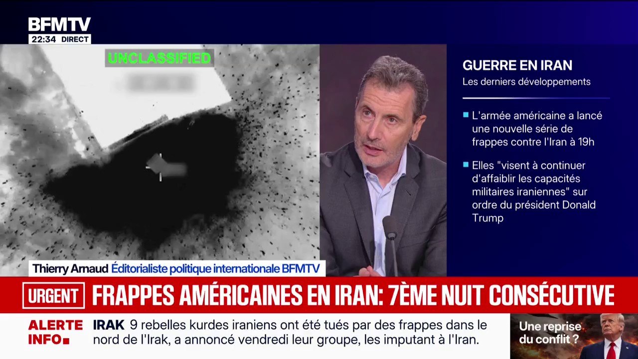 Guerre au Moyen-Orient: l'armée américaine annonce mener une nouvelle série de frappes contre l'Iran pour la septième nuit consécutive
