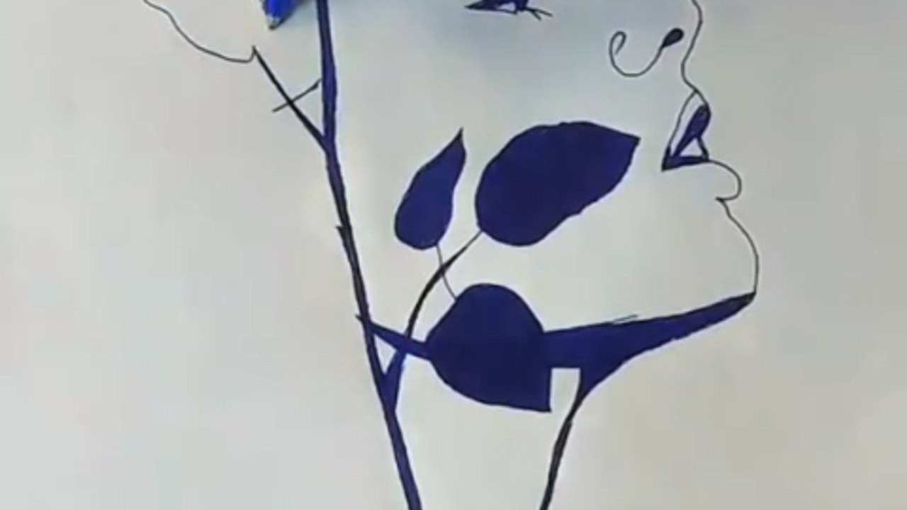 How to draw a flower